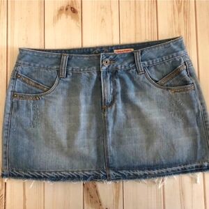 Denim skirt; A Chip and Pepper Production